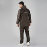 NiceG Men's Waterproof Raincoats: Upgrade Your Rainy Day Gear (Brown)