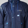 NiceG Men's Waterproof Bike Raincoat, Reversible, Hooded, Blue