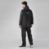 NiceG Men's Raincoats: Stay Dry in Comfort and Style | Black