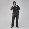 NiceG Men's Raincoats: Stay Dry in Comfort and Style | Black