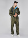 NiceG Men's Raincoat With Waterproof & Fashionable (Green)